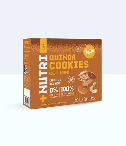 Galletas Sin Gluten con Quinua y Maní