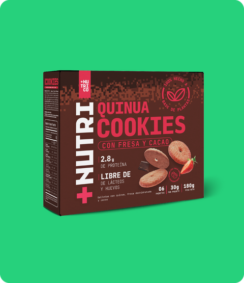 Galletas de Quinua Fresa y Cacao Sixpack