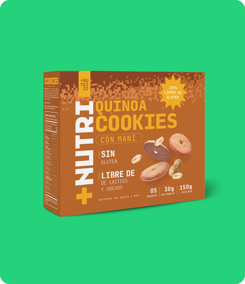 Galletas Sin Gluten con Quinua y Maní