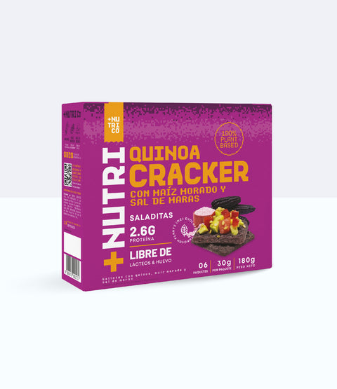 Galletas Saladas Quinua Crackers Maiz Morado Sixpack