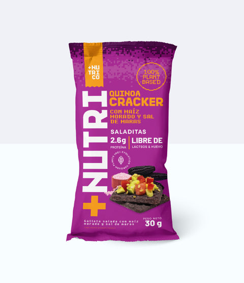 Galletas Saladas Quinua Crackers Maiz Morado Sixpack