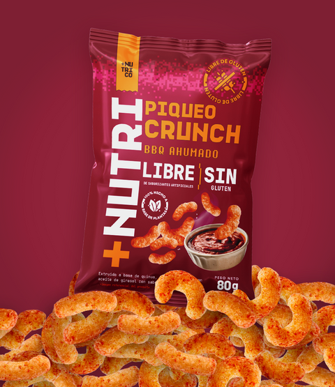 Pack Snacks Saludables de Quinua: Piqueos Crunch 80g (6 und)