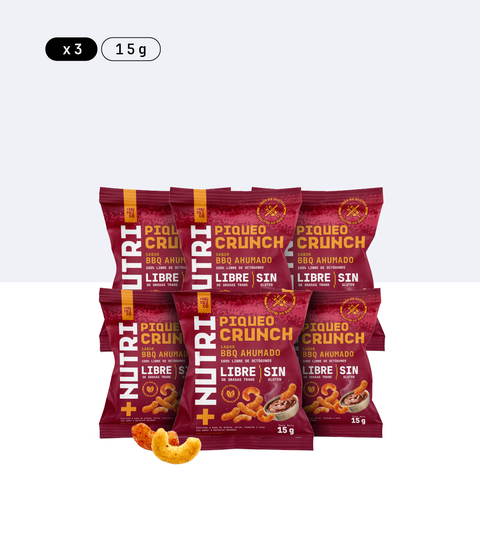 Pack Snacks Saludables de Quinua: Piqueos Crunch 15g (6 und)