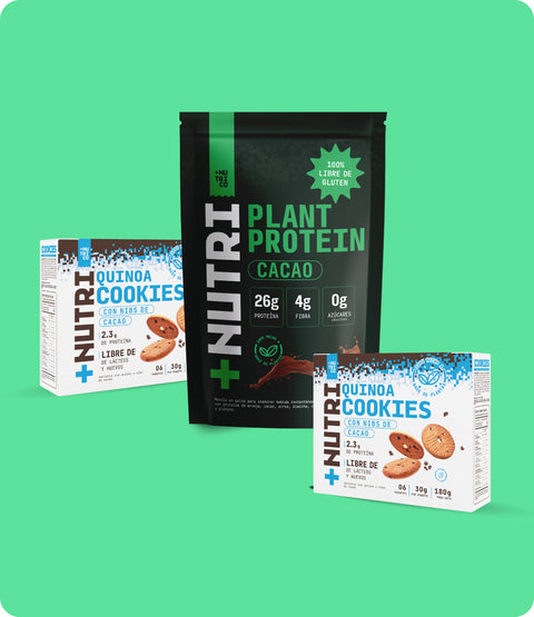 Proteína Plant Protein + 2 Cajas Galletas de Quinua