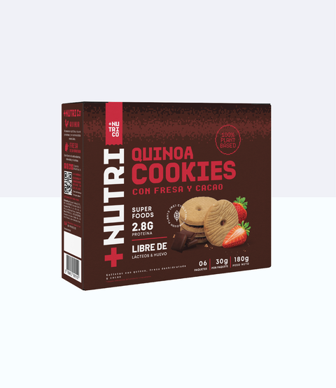 Galletas de Quinua Fresa y Cacao Sixpack