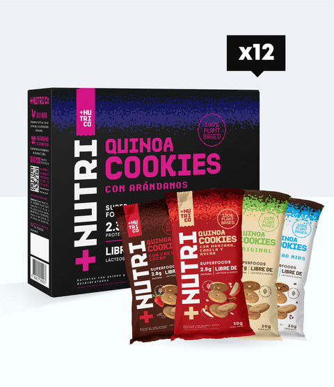 Galletas de Quinua Saludables 72 Unidades (12 cajas)