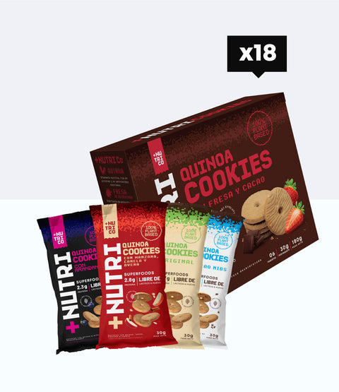 Galletas de Quinua Saludables 108 Unidades (18 cajas)