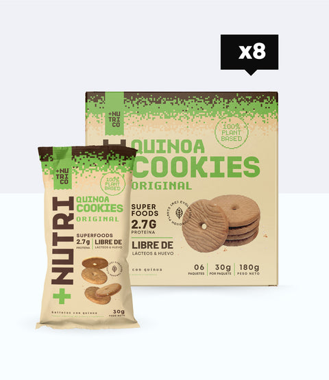 Galletas de Quinua Saludables 48 Unidades (8 cajas)