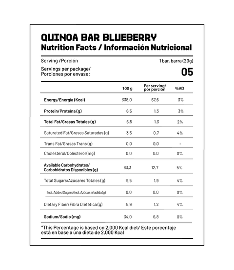Barras de Cerales Andinos 40 Unidades (8 Cajas - 4 de cada sabor)