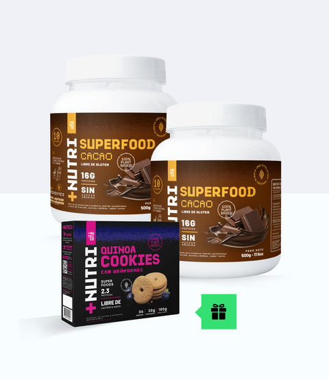 POWER Pack: 2 Superfoods + GRATIS Galletas Sixpack