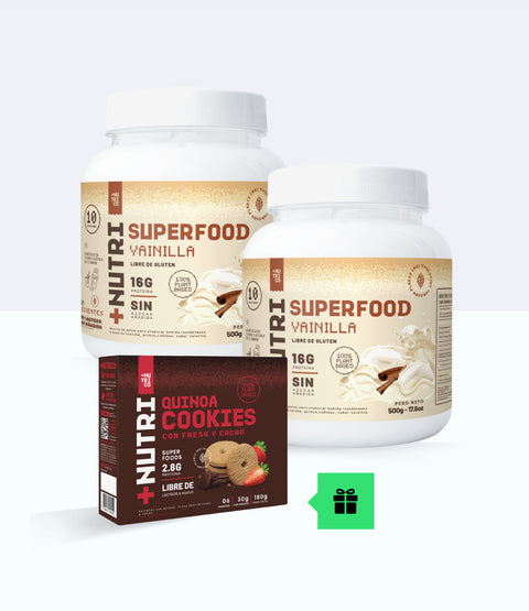 POWER Pack: 2 Superfoods + GRATIS Galletas Sixpack