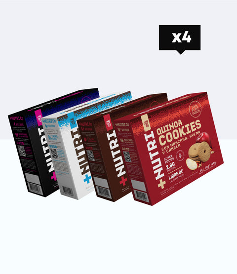 Pack Favoritas: Galletas Quinua Saludables Sixpack x4