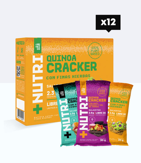 Galletas Saladitas de Quinua 72 Unidades (12 cajas)