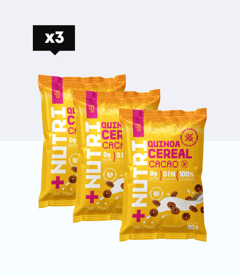 Cereales Sin Azúcar 80g Pack x3