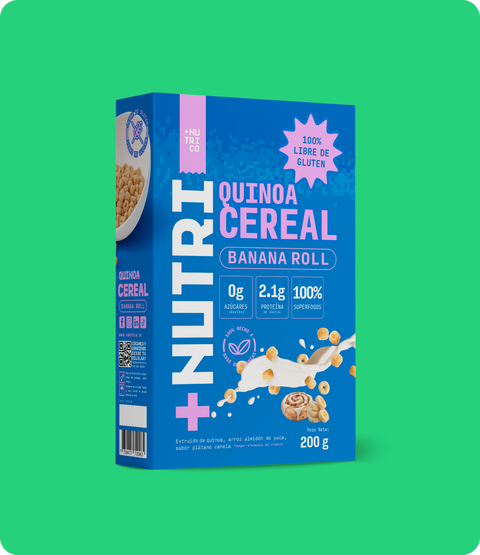 Cereal de Quinua Sin Azúcar Banana Roll