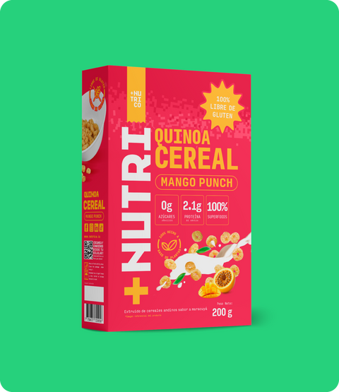 Cereal de Quinua Sin Azúcar Mango Punch