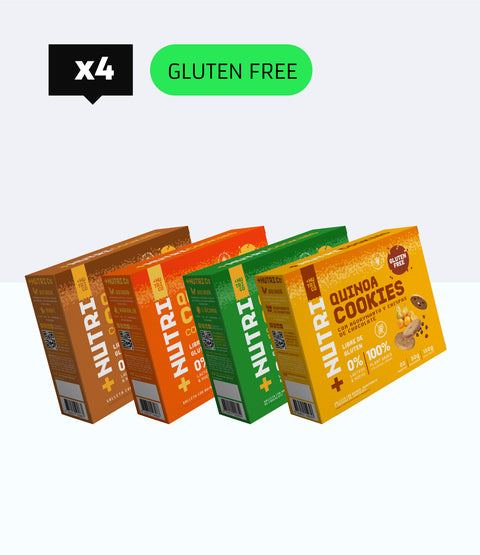Pack Galletas Gluten free 20 Unidades (4 cajas)