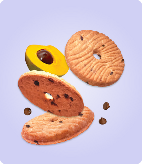 Galletas Sin Gluten con Quinua, Lúcuma y Chispas de Chocolate
