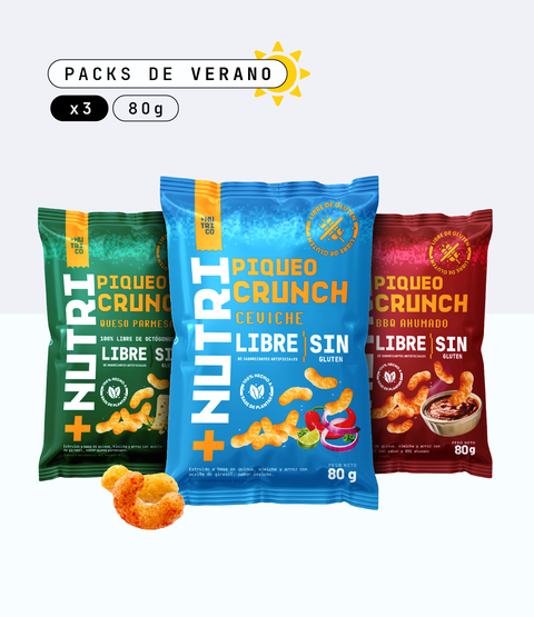 Pack x3 Piqueos Crunch 80g