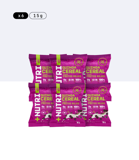 Pack x6 Cereal Frutos Rojos 15g