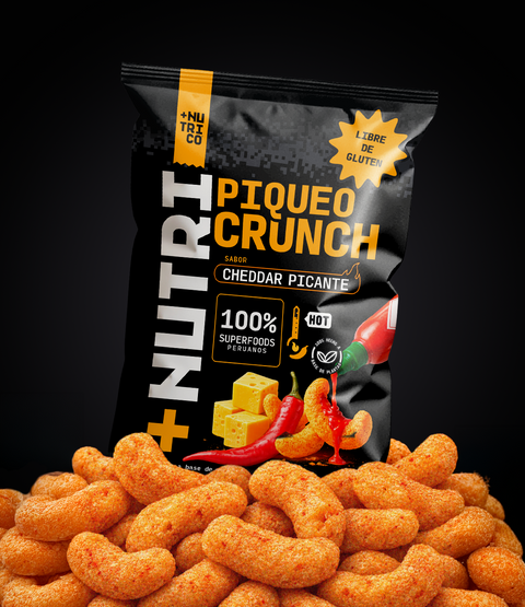 Piqueos Crunch Queso Picante 80g