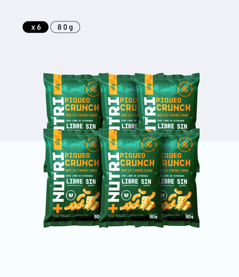 Pack Snacks Saludables de Quinua: Piqueos Crunch 80g (6 und)
