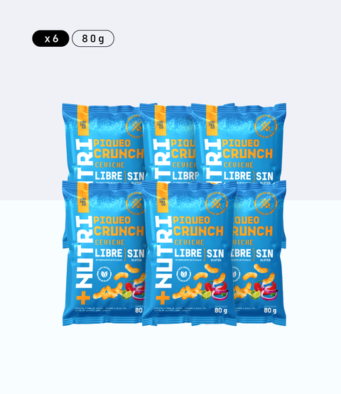 Pack Snacks Saludables de Quinua: Piqueos Crunch 80g (6 und)