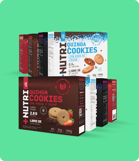 Galletas de Quinua Saludables 48 Unidades (8 cajas)